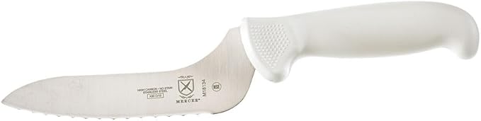 Mercer Culinary Ultimate White Offset Bread Sandwich Knife, 6 Inch