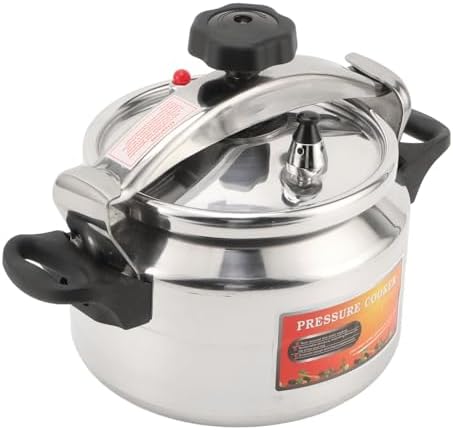 Pressure Cooker, 3/4 / 5 Liters Aluminum Explosion Proof Pressure Canner for Home and Commercial Use, with Easy Opening & Closing Lid for Gas, Electric, or Flat Top Stoves (3L)