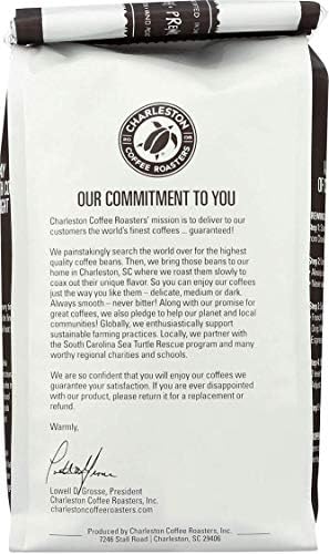 Charleston Coffee Roasters | Specialty Organic Whole Bean Coffee | Hand Picked, Premium Slow Roast | (Charleston Organic, Medium Roast) 28oz