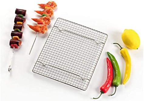 100% Stainless Steel Wire Cooling Rack Heavy Duty Roasting Rack for Baking Cooking Roasting Grilling By InBlossoms