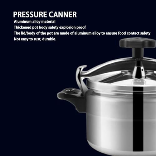 Pressure Cooker, 3/4 / 5 Liters Aluminum Explosion Proof Pressure Canner for Home and Commercial Use, with Easy Opening & Closing Lid for Gas, Electric, or Stoves ()