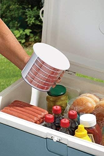 Hamburger Press Patty Maker, 12-Piece Non Stick 8-Layer Plastic Disc Hamburger Patty Press Set, Burger Patties Presser for Stuffed BBQ Slider, Burger, Kitchen Tool for BBQ Grill by Mr. Bar-B-Q #40231Y