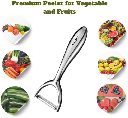 Vegetable Peelers for Kitchen, Multi-functional Peeler for Kitchen Smooth and stainless-Steel Non rustic, carrot, Potatoes, Apple, Cucumber, vegetable Peeler.