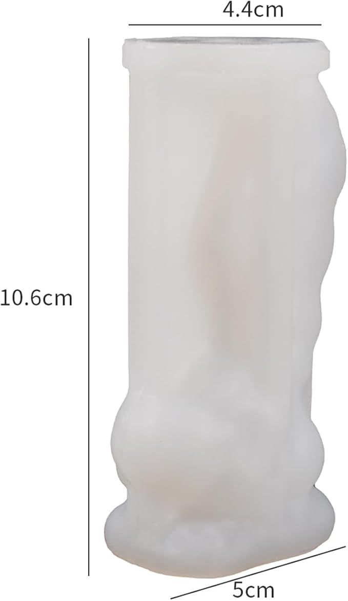 Large Wing Angel Mold Angel Silicone Wave Spiral Candle Mold - Silicone Resin Casting Molds for Candle & Resin & Soap Craft Supplies