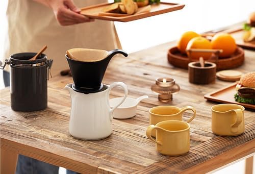 Zero Japan - Bee House Pour Over Coffee Dripper - Lead-Free & Cadmium-Free Ceramic Coffee Maker with Elegant Peek Hole, Drip Cone Brewer Coffee Gifts, Brewing Accessories - Coffee Brown, Standard Size