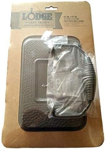 Lodge LGP3 Rectangular Cast Iron Grill Press, Pre-Seasoned, 6.75-inch x 4.5-inch