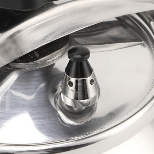 Pressure Cooker, 3/4 / 5 Liters Aluminum Explosion Proof Pressure Canner for Home and Commercial Use, with Easy Opening & Closing Lid for Gas, Electric, or Flat Top Stoves (3L)