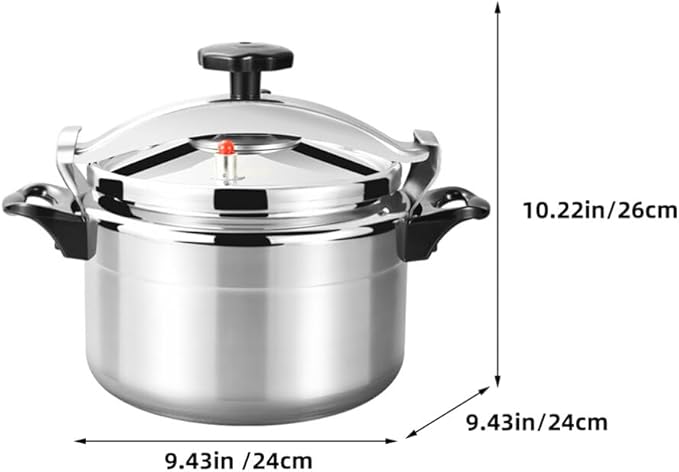ABOOFAN Aluminum Pressure Cooker, 7L Pressure Canner Release Valve Aluminum Canning Pot Cooker Pot Stove Top Instant Pot