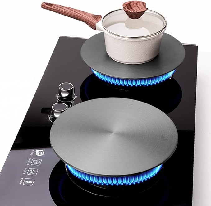 Heat Diffuser For Gas Stovetop,Cookware Accessories,Stove Diffuser for Pot Protection,Round Fast Defrosting Tray,Multifunctional Thawing Plate for Defrosting of Frozen Food (11Inch)