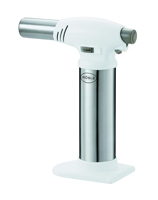 Rösle 12844 Crème Brulee Butane/Propane Adjustable Kitchen Cooking Torch 6.5 in.