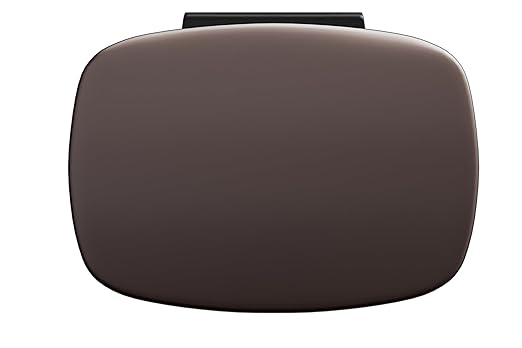 Garvee 13 gal (50 L) and 2.6 gal (10 L) Metal Trash Can Combo Set, Rustproof Garbage Can with Lid, Step-on Trash Bin with Inner Bucket, Rear Handle, Brown