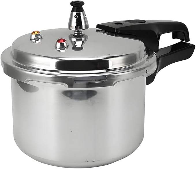 Aluminum Alloy Pressure Cooker, Small Pressure Cooker 3 Quart 18cm Bottom for Gas Stoves, Durable & Easy Clean, Ideal for Beans, Meats, Soups for Home Cooking
