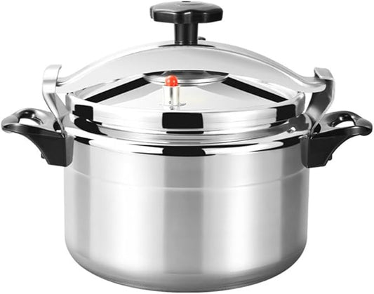 Luxshiny Stainless Steel Pressure Cooker, Gas Stove Top Pressure Canner 7L Safety Aluminum Canning Pot Household Cooker Pot Induction Cookware Pot Silver