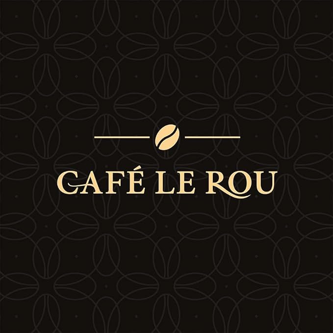 Cafe le Rou Milk Frother Handheld Battery Operated -* DOUBLE WHISK * with Stand. Batteries included. Electric Foam Maker, Drink Mixer with Stainless Steel Whisk