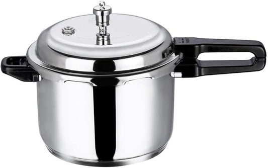 Vinod Pressure Cooker Stainless Steel – Outer Lid - 7 Liter – Induction Base Cooker – Indian Pressure Cooker – Sandwich Bottom – Best Used For Indian Cooking, Soups, and Rice Recipes, Quinoa