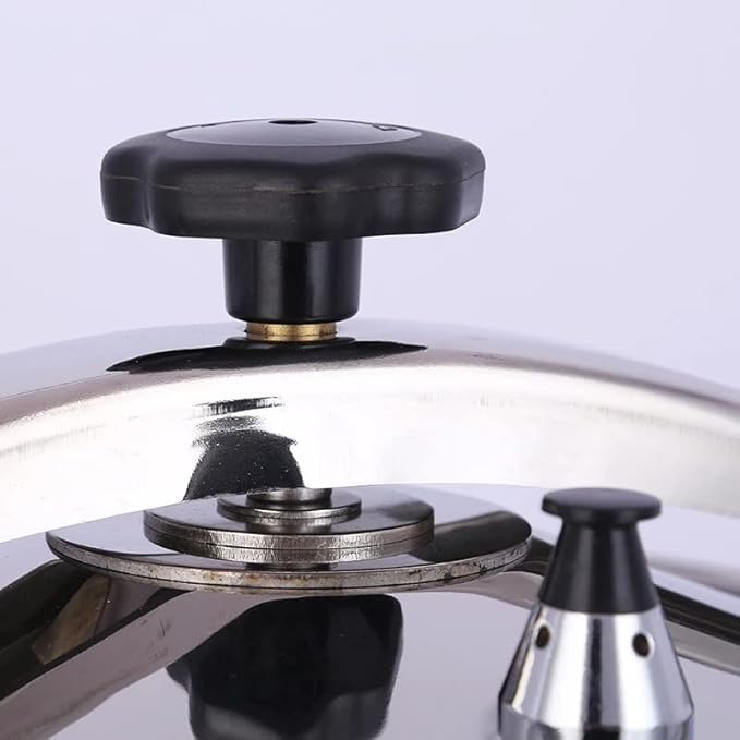 Aluminum Explosion-Proof Pressure Cooker- 7L~15L Capacity- Silver (11L)