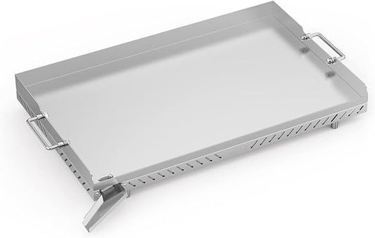 Stanbroil Stainless Steel Flat Top Griddle for Camp Chef 4 Burner Grills, FTG600, FTG900PG, Replacement for FTG600P, Cooking Dimensions: 28" x 17"