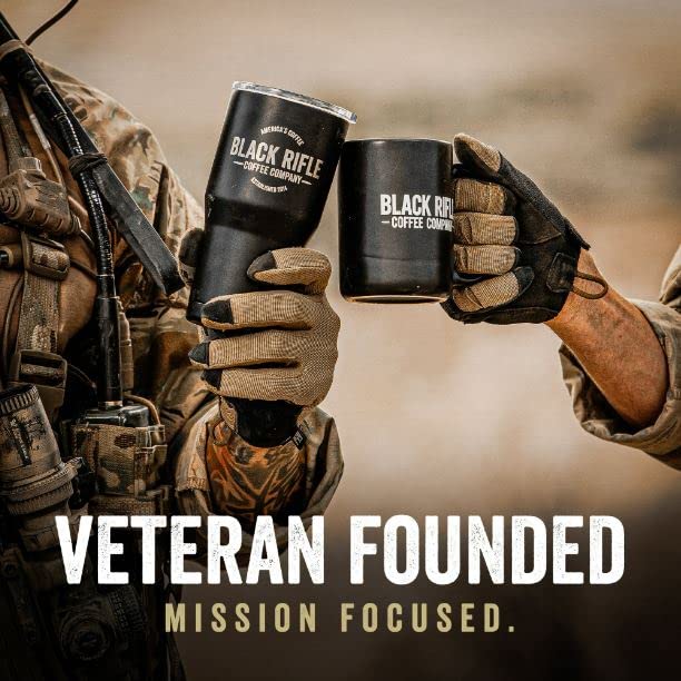 Black Rifle Coffee Company CAF, 12 Count, Medium Roast K Cups - Single Serve K Cups Coffee Pods - Kcup Pods Compatible with Keurig 1.0 & 2.0 - Made from Arabica Beans