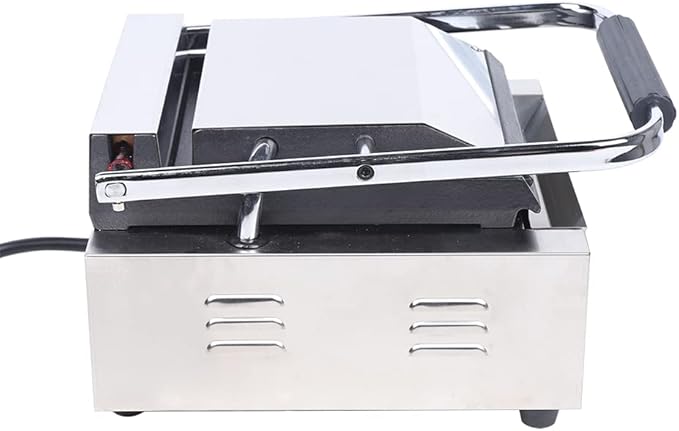 Panini Press Grill and Griddle,Stainless Steel Sandwich Maker & More,Grill Press Sandwich Maker,Removable Non-Stick Baking Trays