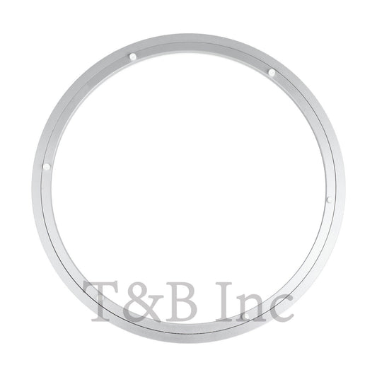 TamBee 18 Inch Lazy Susan Hardware Kit - Heavy Duty Aluminum Turntable Bearing with Metal Rotating Ring Mechanism Lazy Susan Parts for Puzzle Boards, DIY Projects (Base Only)
