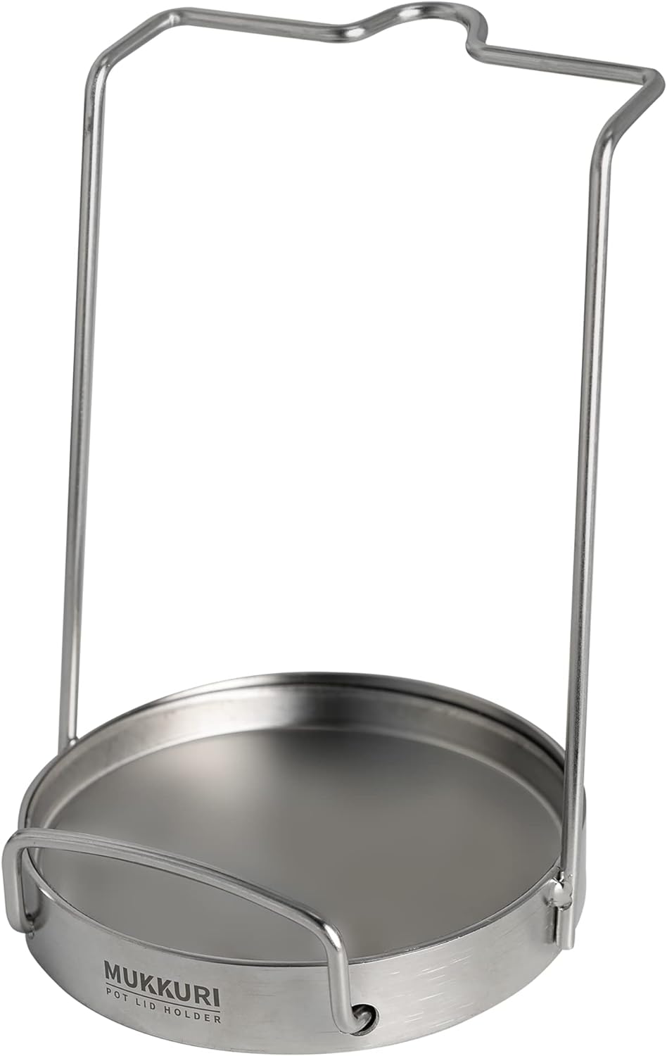 Pot Lid Organizer, Pot Lid Holder 304 Stainless Steel Pot Lid Stand,Lid and Spoon Rest Cutting Board Holder,Pot Lid Rack for Kitchen Utensil(Silver)