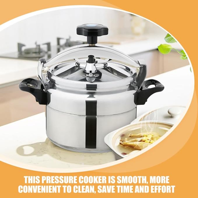 ABOOFAN Aluminum Pressure Cooker, 7L Pressure Canner Release Valve Aluminum Canning Pot Cooker Pot Stove Top Instant Pot