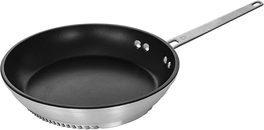 FlamePro™ Rapid Heating 12-Inch Professional Nonstick Aluminum Fry Pan/Skillet by Turbo Pot®, Time-and-Energy Saving Cookware for Gas Stove