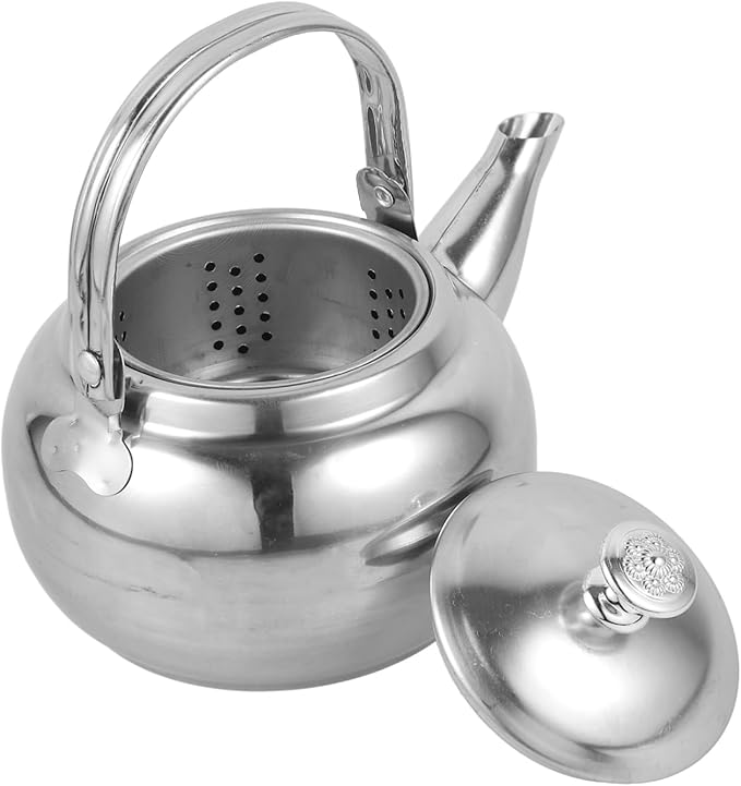 Stainless Steel Stovetop Tea Kettle - Whistling, Wear-resistant, Home Supplies