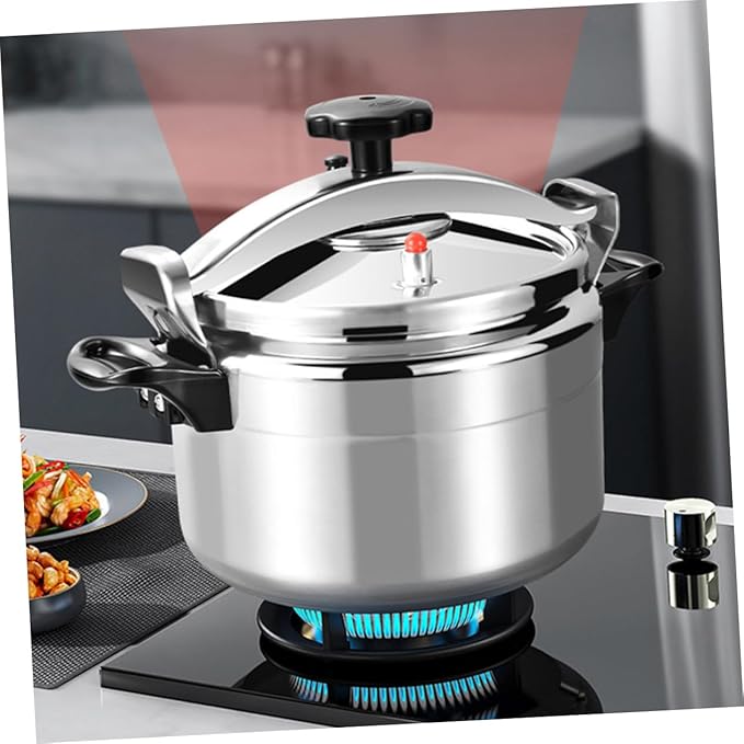 ABOOFAN Aluminum Pressure Cooker, 11L Pressure Canner Release Valve Aluminum Canning Pot Cooker Pot Stove Top