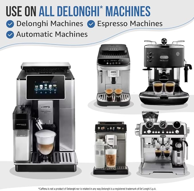 Caffenu Cleaning & Descaling Kit Compatible with DeLonghi Coffee Machines