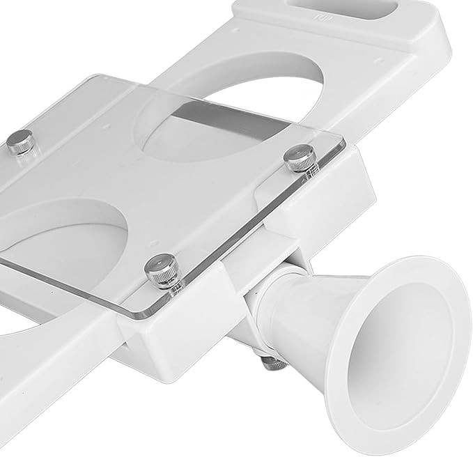 Auto Burger Patty Maker, 2 Holes Non Stick Auto Hamburger Patty Maker with 5 Adapter Tubes, Hamburger Press Patty Maker Hamburger Forming Processor for Sausage Filler, Meat Grinder