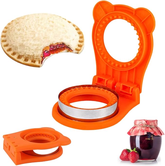 Sandwich Cutter and Sealer, Sandwich Cutter for Kids, Uncrustables Sandwich Maker, Bread Cutters Sandwich DecrusterGreat for boys girls kids Bento Box Lunch Box