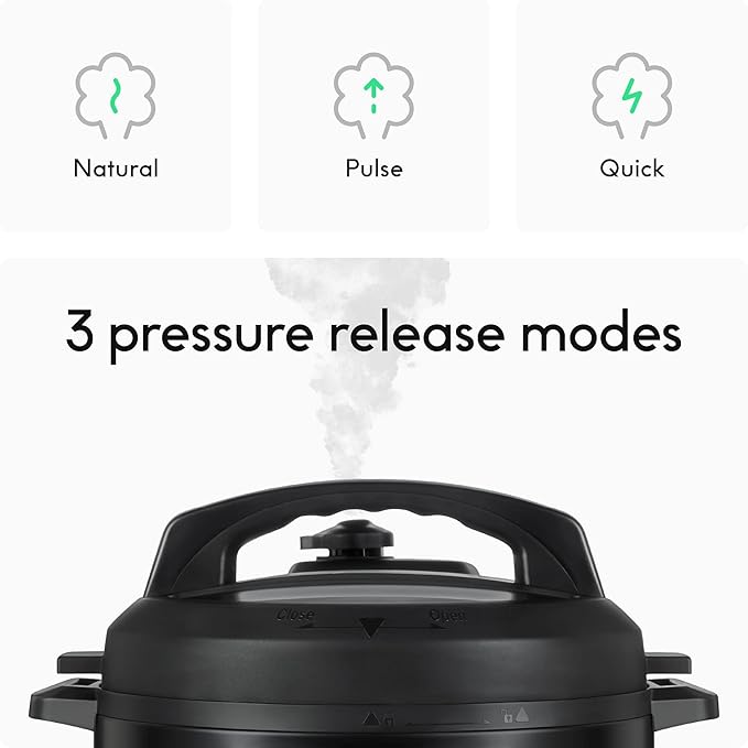 CHEF iQ Smart Pressure Cooker with WiFi and Built-in Scale - Easy-to-Use 10-in-1 Multicooker with 500+ Guided Recipes - Rice Cooker, Slow Cooker, Instant Meals for Foodies - 6 Quart - Family Size