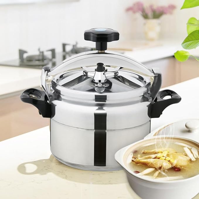 ABOOFAN Aluminum Pressure Cooker, 7L Pressure Canner Release Valve Aluminum Canning Pot Cooker Pot Stove Top Instant Pot