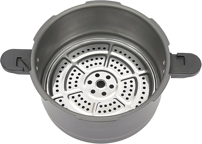 Pressure Cooker, 9L/9.5qt Hard Anodized Aluminium Alloy Pressure Canner with Spring Valve Safeguard Devices&Steam Rack Induction Compatible Lightweight Pressure Cooker for Gas Stove Electric Stove