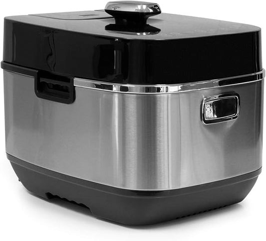 Healthy Cuisine 6 QT (5.7 Liter) Electric Induction Heating Digital Pressure Cooker Large Cooking Basket LED Screen with Touch Selection Menu - - Premium Quality