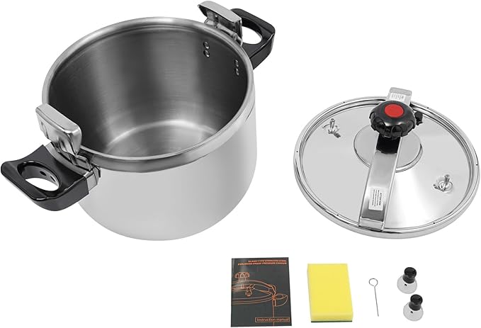 Safety Stainless Steel Pressure Cooker, 27.47 Qt with Release Valve & Multiple Protective Devices, Cooking Pressure Canner for Steam, Canning, Stewing on All Stovetops