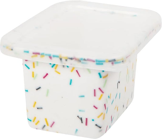 Oggi Prep & Portion Silicone Freezer Trays with Lid - Freezer Molds for Food, Ice Cube Tray, Food Prep Containers, Freezer Storage Containers, for Soup, Smoothie Cubes, Broth, Leftovers - 2 Cup x2