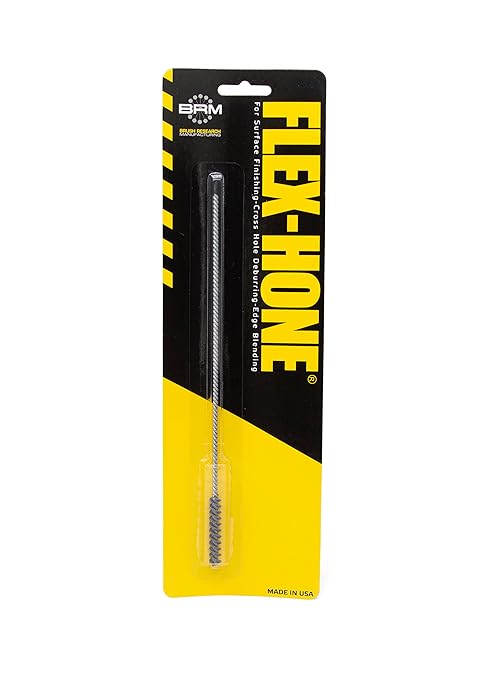 Brush Research BC55M400 FLEX-HONE®, 0.217" (5.5mm) Diameter, 400 Grit, Silicon Carbide, for Mild Steel, Stainless Steel, Cast Iron and Softer Ferrous Materials