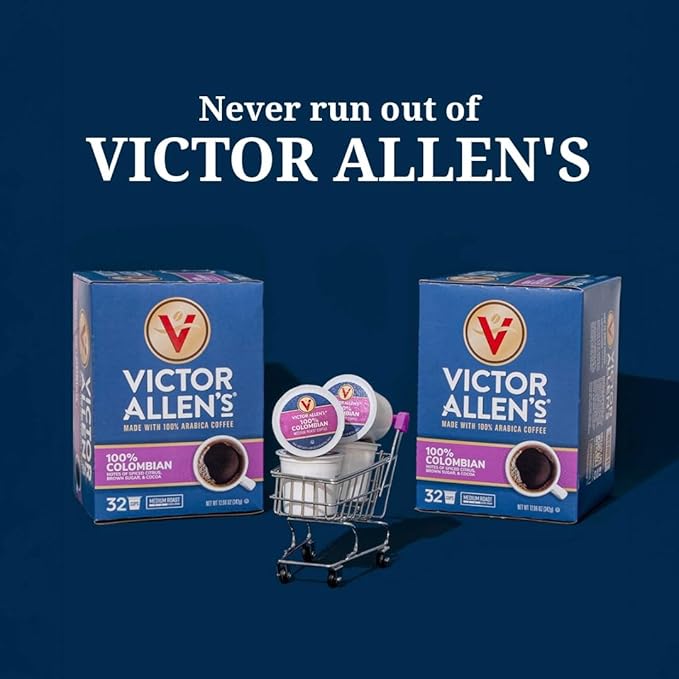 Victor Allen's Coffee Pumpkin Spice Flavored, Medium Roast, 42 Count, Single Serve Coffee Pods for Keurig K-Cup Brewers