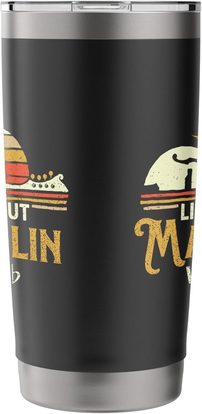 Life Without Mandolin - Bluegrass Music Mandolinist Stainless Steel Insulated Tumbler