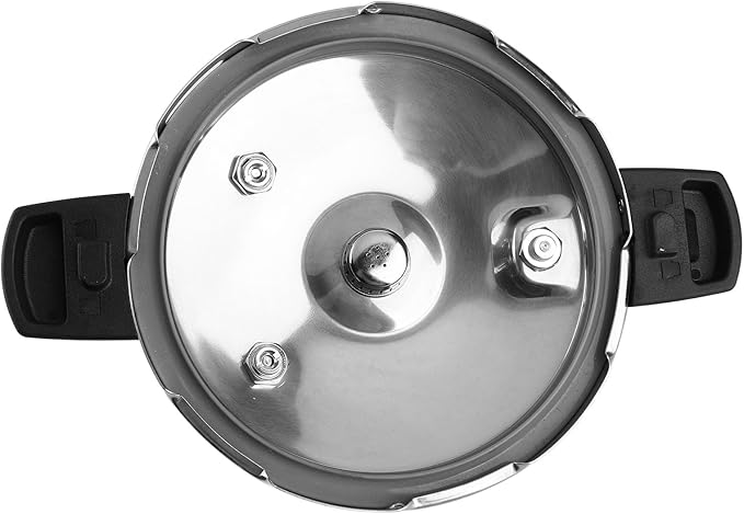 Mini Pressure Cooker 1.8 Liter/1.6 Quart, Small Pressure Cooker, 304 Stainless Steel Pressure Cooker, Safe Explosion Proof Dual Handle fit for Gas Stove Induction Cooker