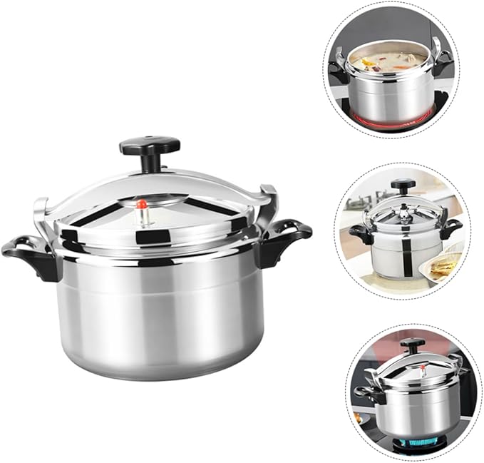 ABOOFAN Aluminum Pressure Cooker, 11L Pressure Canner Release Valve Aluminum Canning Pot Cooker Pot Stove Top