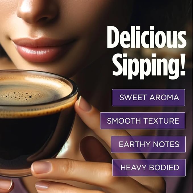 VitaCup Focus Mushroom Coffee Instant Packets, for Memory & Clarity Support, w/Fiber, Chaga, Lion’s Mane, D3, B Vitamins, Medium Roast, 100% Arabica & Robusta Coffee in Single Serve Sticks, 72 Ct