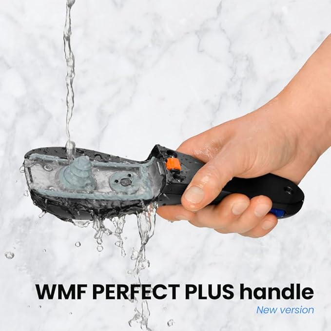 WMF Perfect Plus Pressure Cooker Lid Handle | Genuine Replacement with Safety Valve & 3‑Color Pressure Indicator, Grey | Easy Install, Flame Protection