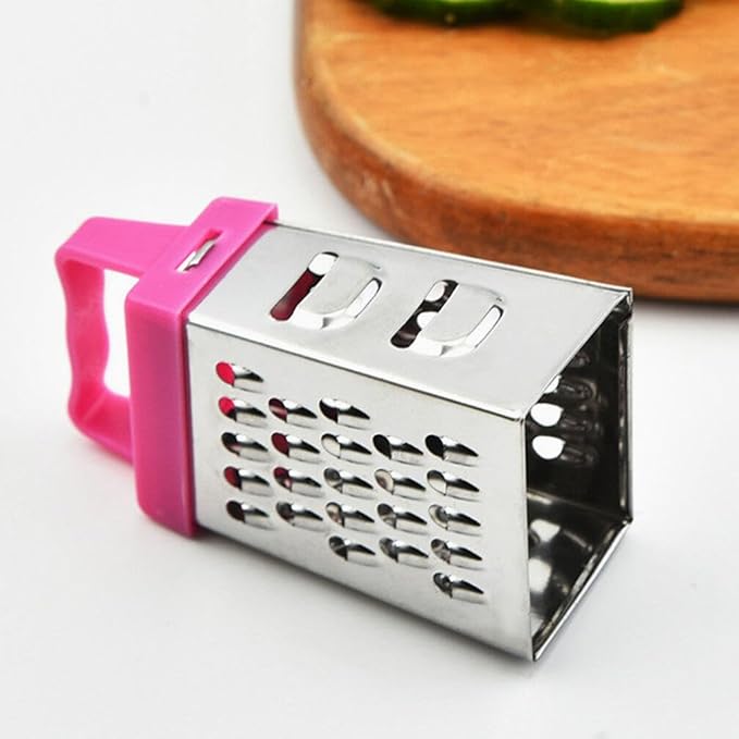Ciieeo 6pcs Mini Cheese Grater, Stainless Steel Small Box Graters Vegetable Grater Food Shredder Lemon Zester Kitchen Small Graters for Cheese Gingers Potatoes