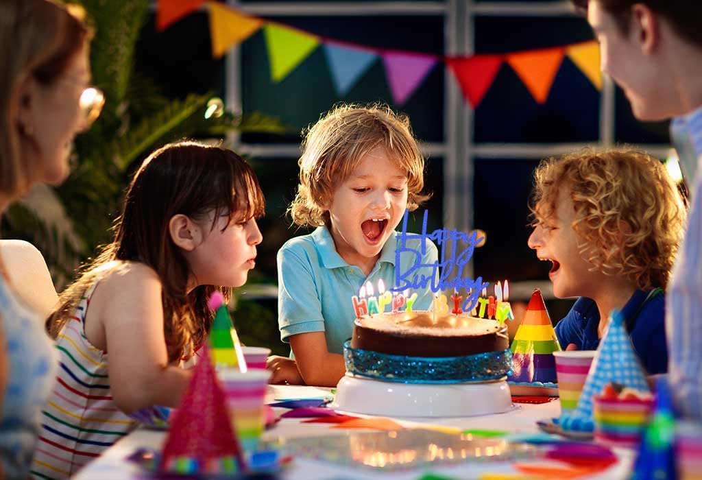Happy Birthday Cake Topper - Glitter Dark Blue Birthday Cake Top Decorations (Dark Blue)
