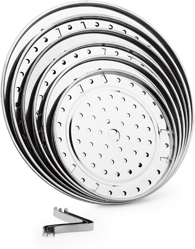 10.8 Inch Pressure Cooker Rack 2 Pack Water Bath Canner Rack with Detachable Legs Stainless Steel Food Steamer Racks for Cooking,Toast,Bread,Salad,Baking (10.8"/275mm)