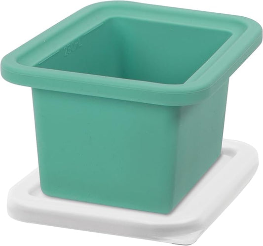 OGGI Prep & Portion Silicone Freezer Trays with Lid - Freezer Molds for Food, Ice Cube Tray, Food Prep Containers, Freezer Storage Containers, for Soup, Smoothie Cubes, Broth, Leftovers - 2 Cup x2