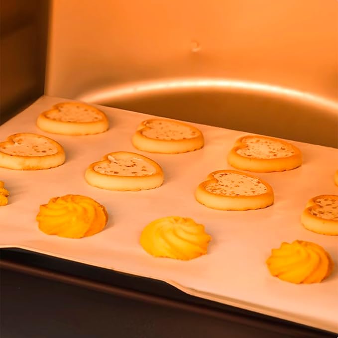 Parchment Paper Sheets 300Pcs,6x8In Baking Paper,Baking Supplies Sheets Non Stick,Non-Toxic Baking Parchment for Air Fryer, oven liner,Grilling, Steaming Cooking Bread Cake and Wrapping Food